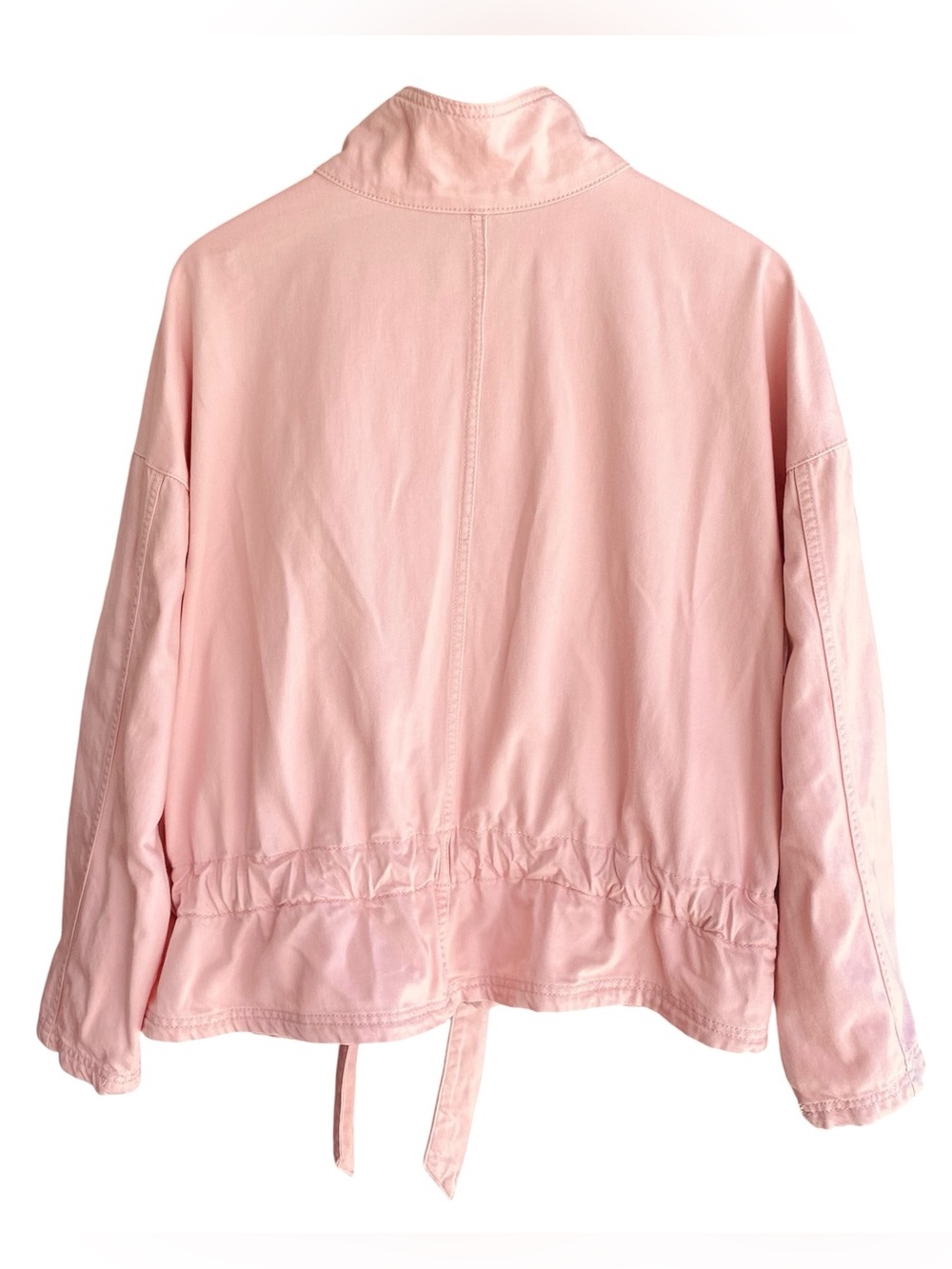 TIME & TRU Utility Jacket Drawstring Pink Women’s Size XL 16/18 - Picture 6 of 11